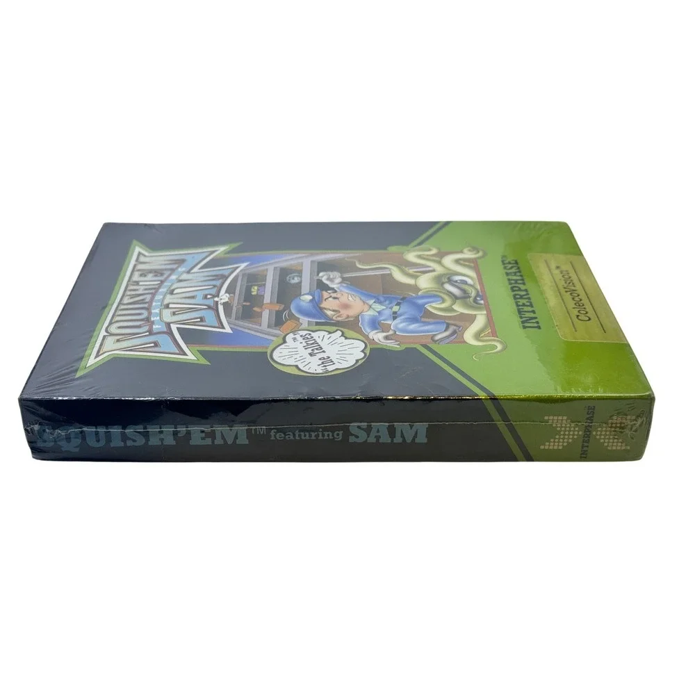Squish'em Featuring Sam ColecoVision Interphase Video Game New Sealed Vintage